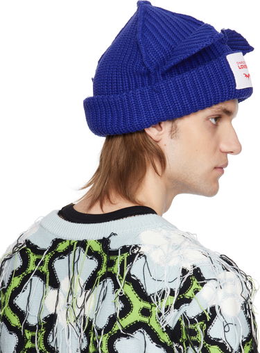 Kulicha Charles Jeffrey Loverboy Charles Jeffrey LOVERBOY Chunky Knit Ears Beanie Modrá | 54130301, 4