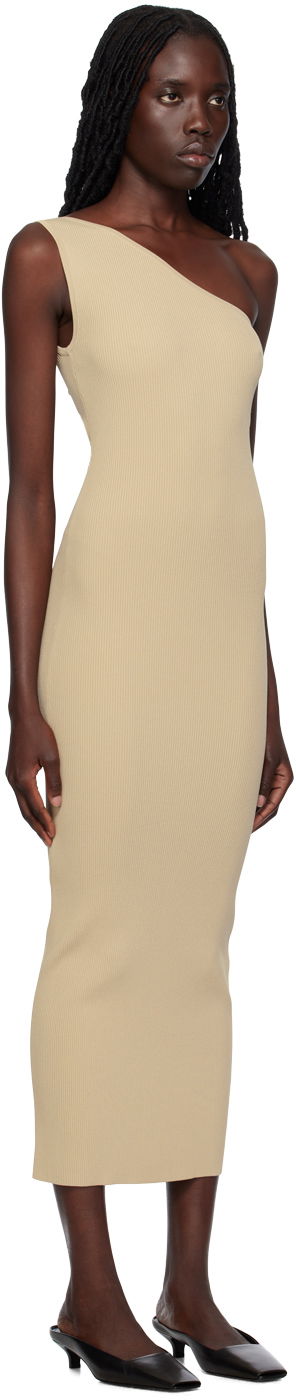Šaty TOTEME Women's One-Shoulder Maxi Dress Čierna | 233-6042-755, 4