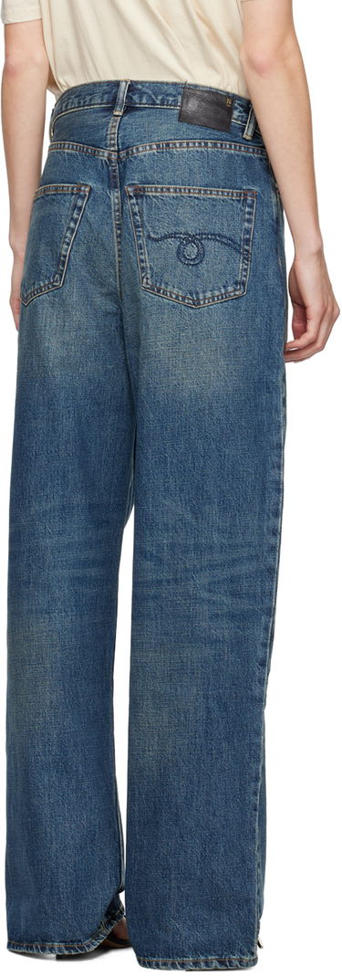 Džínsy R13 R13 Wayne Wide Leg Jeans Modrá | R13WD146-D207A, 2