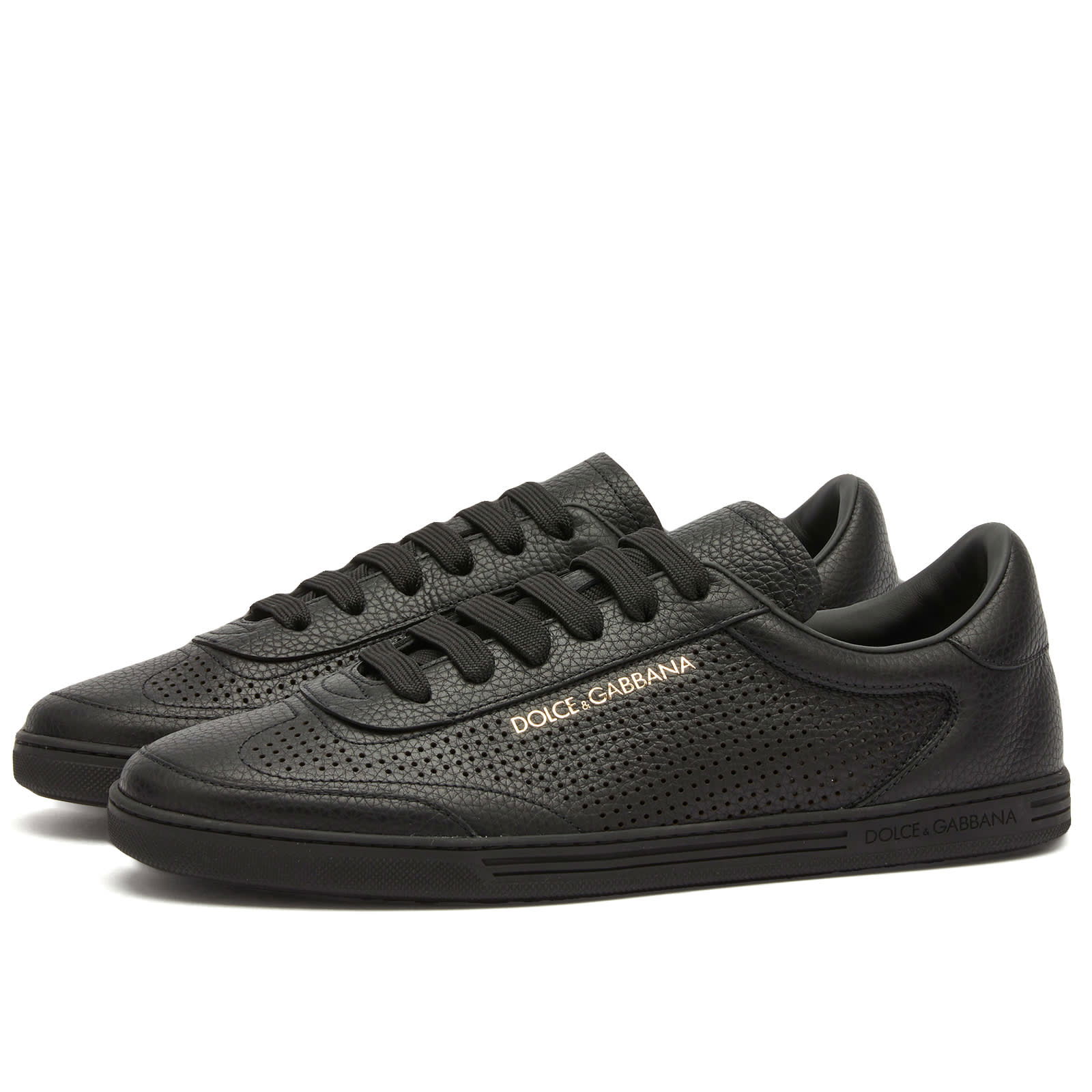 Saint Tropez Perforated Leather Sneakers