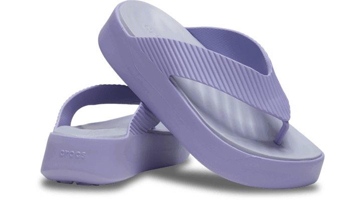 Doplnky Crocs Getaway Groove Platform Flip-Flops Fialová | 210700-5BN, 1