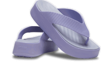 Doplnky Crocs Getaway Groove Platform Flip-Flops Fialová | 210700-5BN, 1