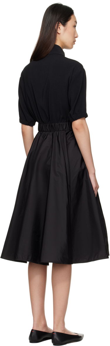 Šaty Moncler Moncler Taffeta Skirt Midi Dress Čierna | K20932G00013596WF, 2
