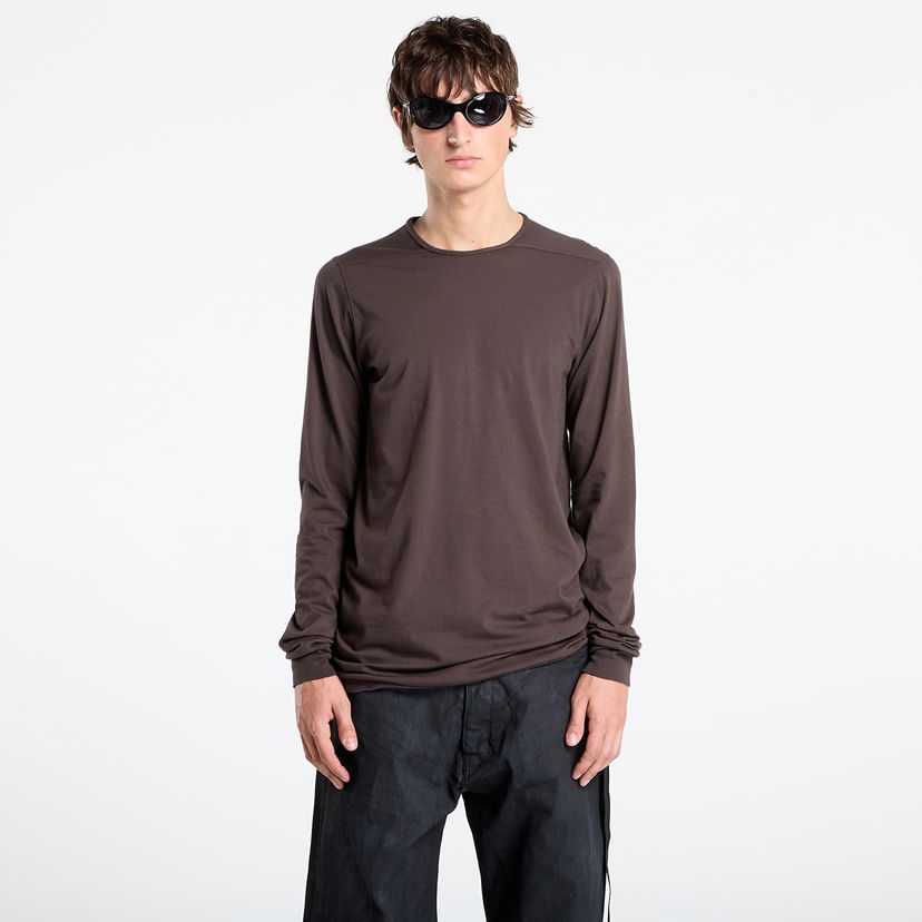 Tričko Rick Owens Rick Owens DRKSHDW Level Longsleeve T-Shirt Hnedá | DU02E7260 RN 78