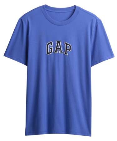 Tričko GAP T-Shirt New Arch Logo Modrá | 570044-41, 4