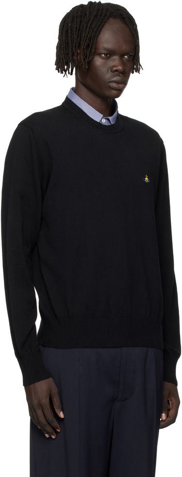 Sveter Vivienne Westwood Vivienne Westwood Alex Round Neck Sweater Čierna | 27010012-Y001V-, 1