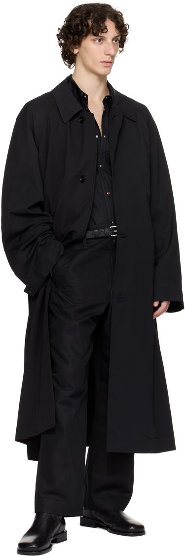 Kabáty LEMAIRE Lemaire Half Coat Čierna | CO1097 LF1362, 3