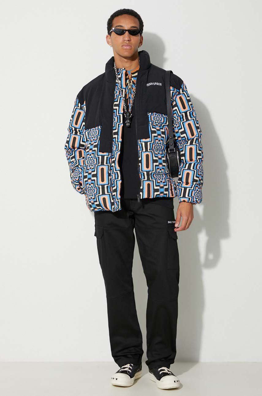 Mikina Marcelo Burlon Wings Print Sweatshirt Čierna | CMBA097F23FLE0011033, 1