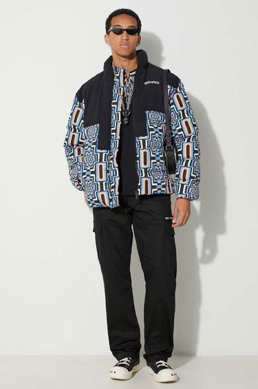 Mikina Marcelo Burlon Wings Print Sweatshirt Čierna | CMBA097F23FLE0011033, 1