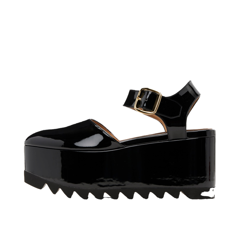 Tenisky a topánky Stella McCartney Stella McCartney Elyse Patent Platform Sandals Čierna | 810554APADF0