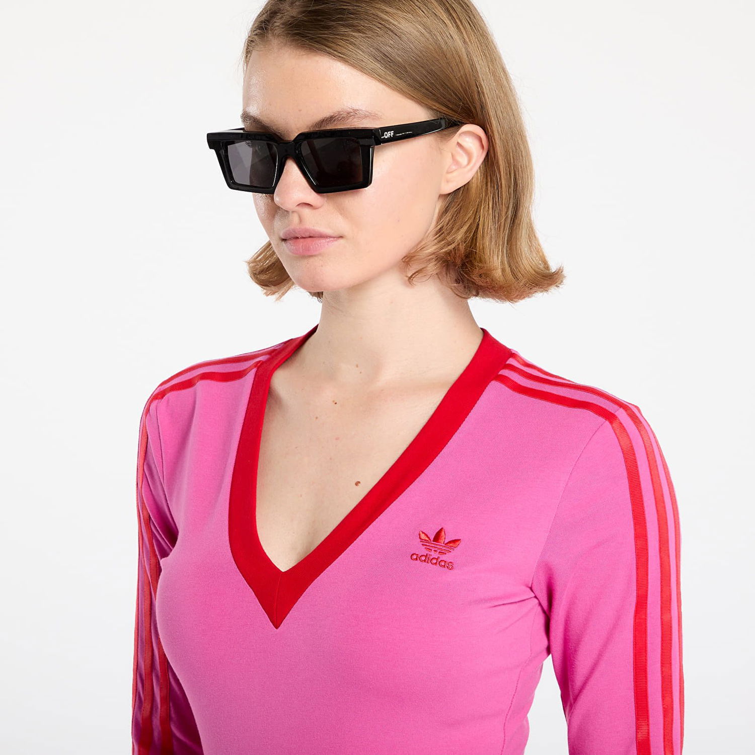 Šaty adidas Performance Adicolor Classics 3-Stripes Maxi Dress Ružová | JY2941, 1