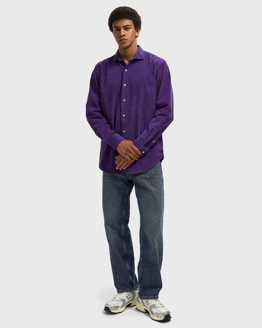 Košeľa Polo by Ralph Lauren Corduroy Long Sleeve Button-Front Shirt Fialová | 710P00518010, 1