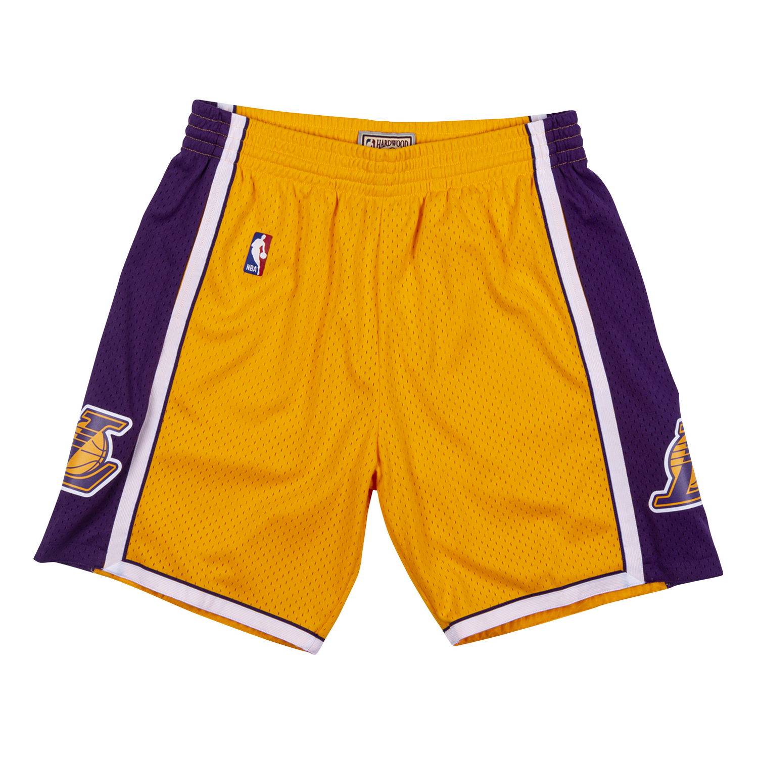 Šortky Mitchell & Ness NBA Swingman Shorts Los Angeles Lakers Žltá | SMSHCP19075-LALLGPR091, 0