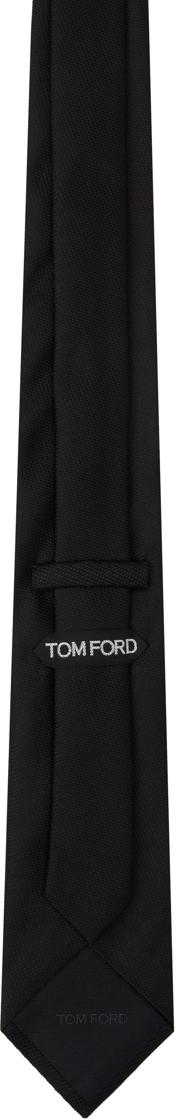 Opasok Tom Ford TOM FORD Silk Tie Čierna | STE001-SPS91, 1