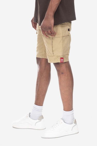Šortky Alpha Industries Ripstop Jogger Shorts Béžová | 106250.14, 0