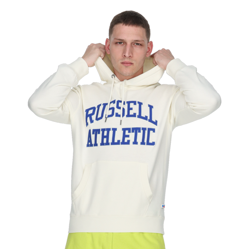Mikina Russell Athletic Russell Athletic Iconic Hoodie Biela | E3-606-1-045