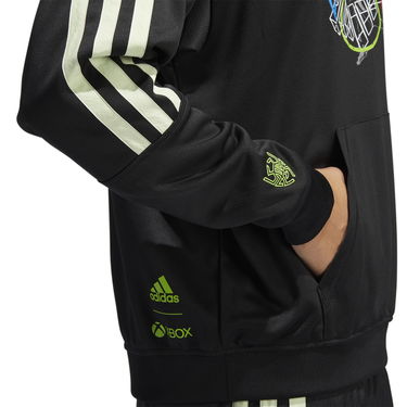 Mikina adidas Performance Men's Hoodie with Graphic Print Čierna | HB5430, 3