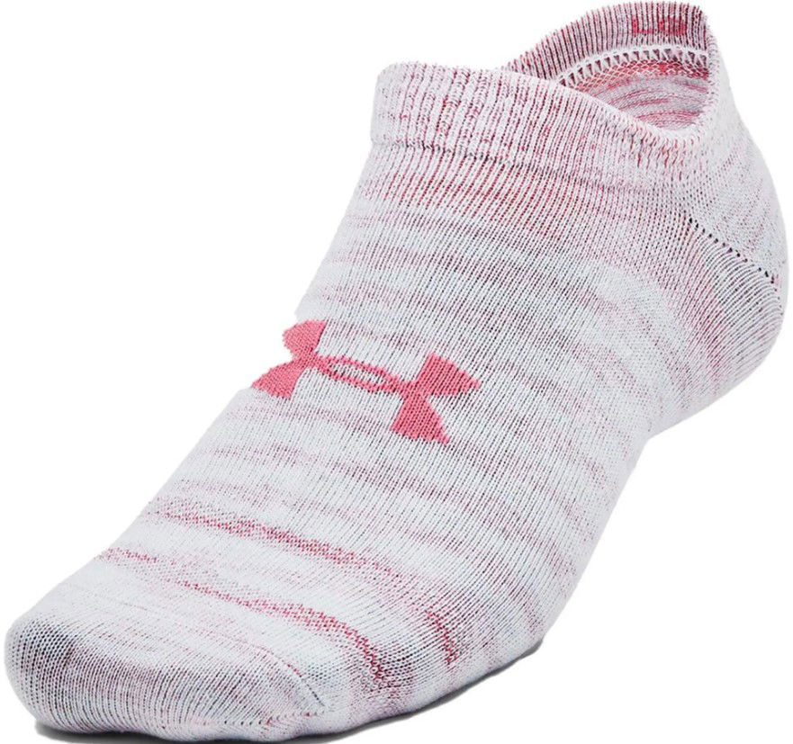 Ponožky Under Armour Essential No Show 3pk Socks Ružová | 1382623-101, 0