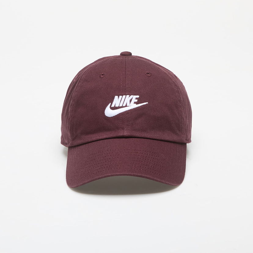 Šiltovka Nike Club Unstructured Futura Wash Cap Vínová | FB5368-652