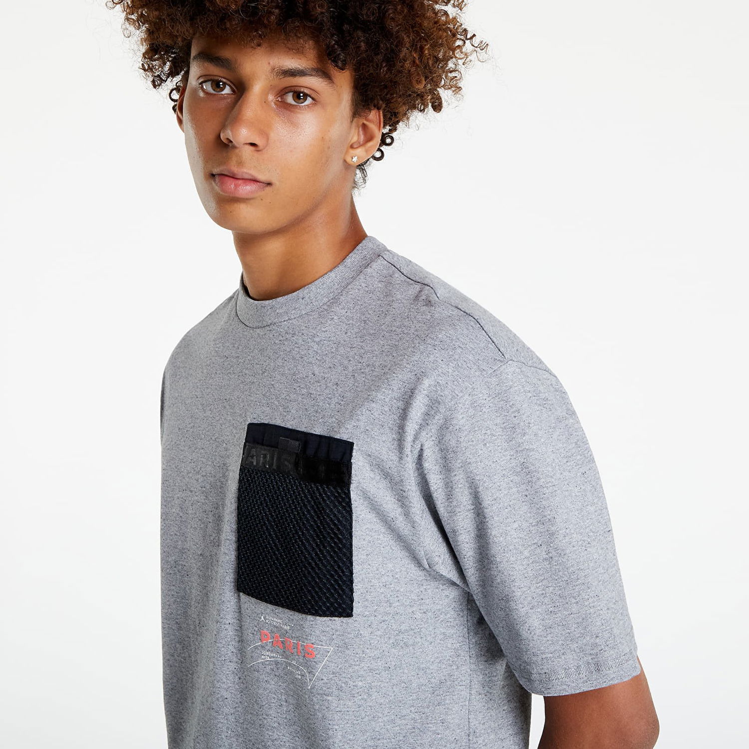 Tričko Jordan Paris Saint-Germain x Pocket T-Shirt Šedá | DM3102-010, 1