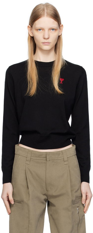 Sveter AMI Sweater Čierna | BFFKS111.KN0025, 0