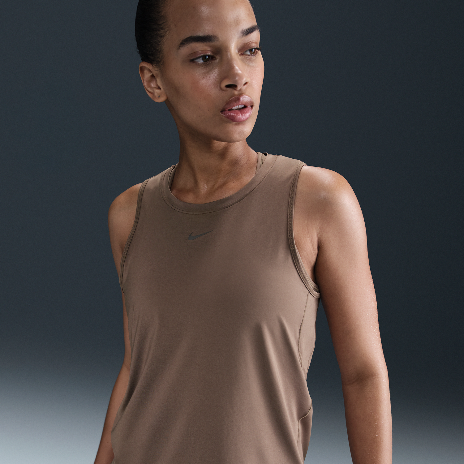 Tielko Nike Nike One Classic Dri-FIT Tank Top Hnedá | FN2808-233, 0