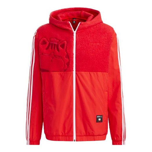 Mikina adidas Originals Crossover Athleisure Casual Hooded Jacket Červená | GP5762