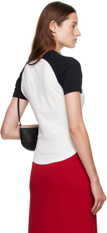 Tričko Courrèges Courrèges Circle Contrast T-Shirt Čierna | 325JTS214JS0203, 2
