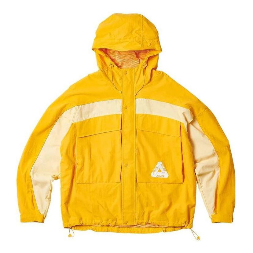 Vetrovka Palace Palace Gone Fishing Men's Hooded Jacket Žltá | P24JK034