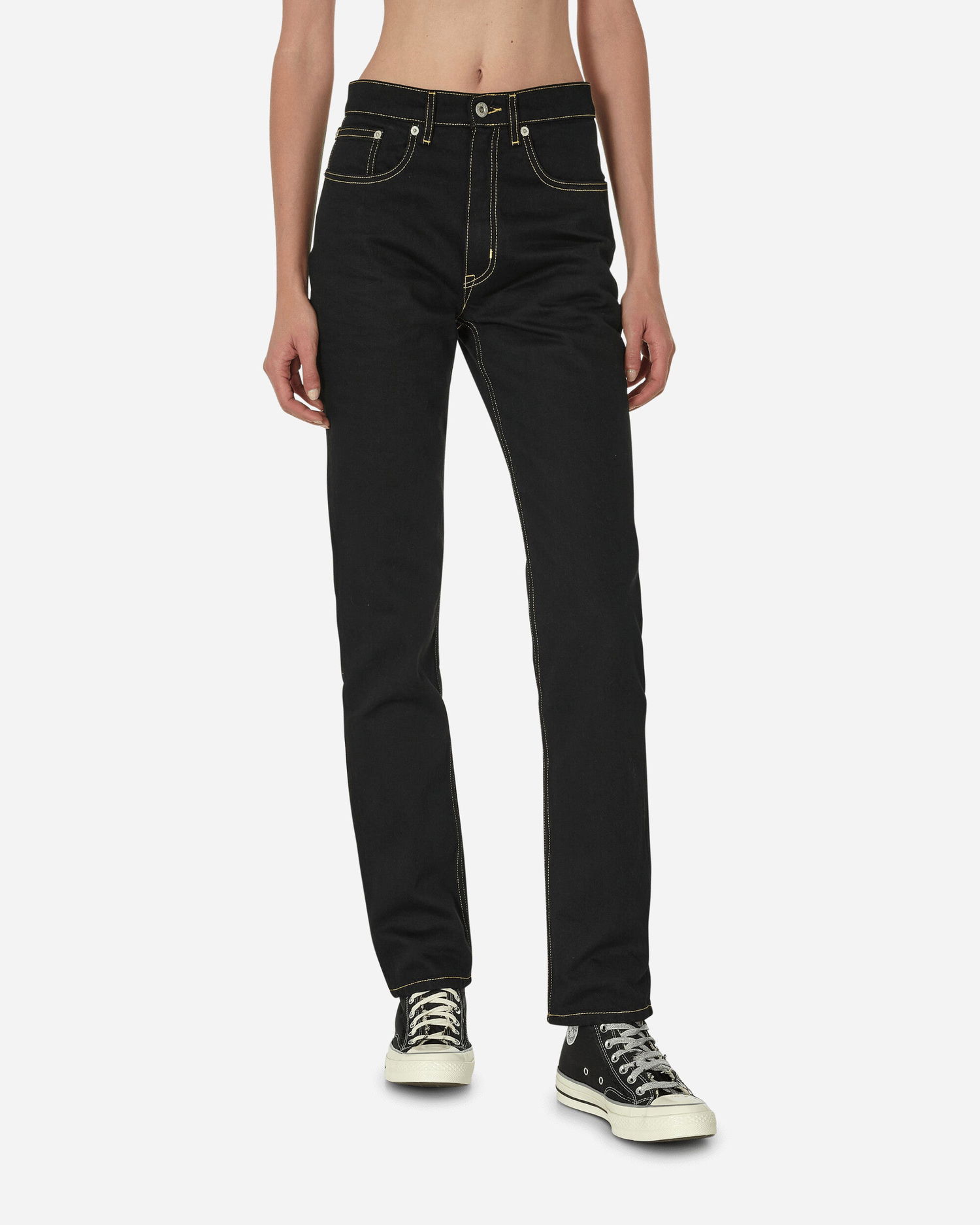 Džínsy KENZO Bara Slim Fit Jeans Čierna | FD62DP2106C1 BM, 1