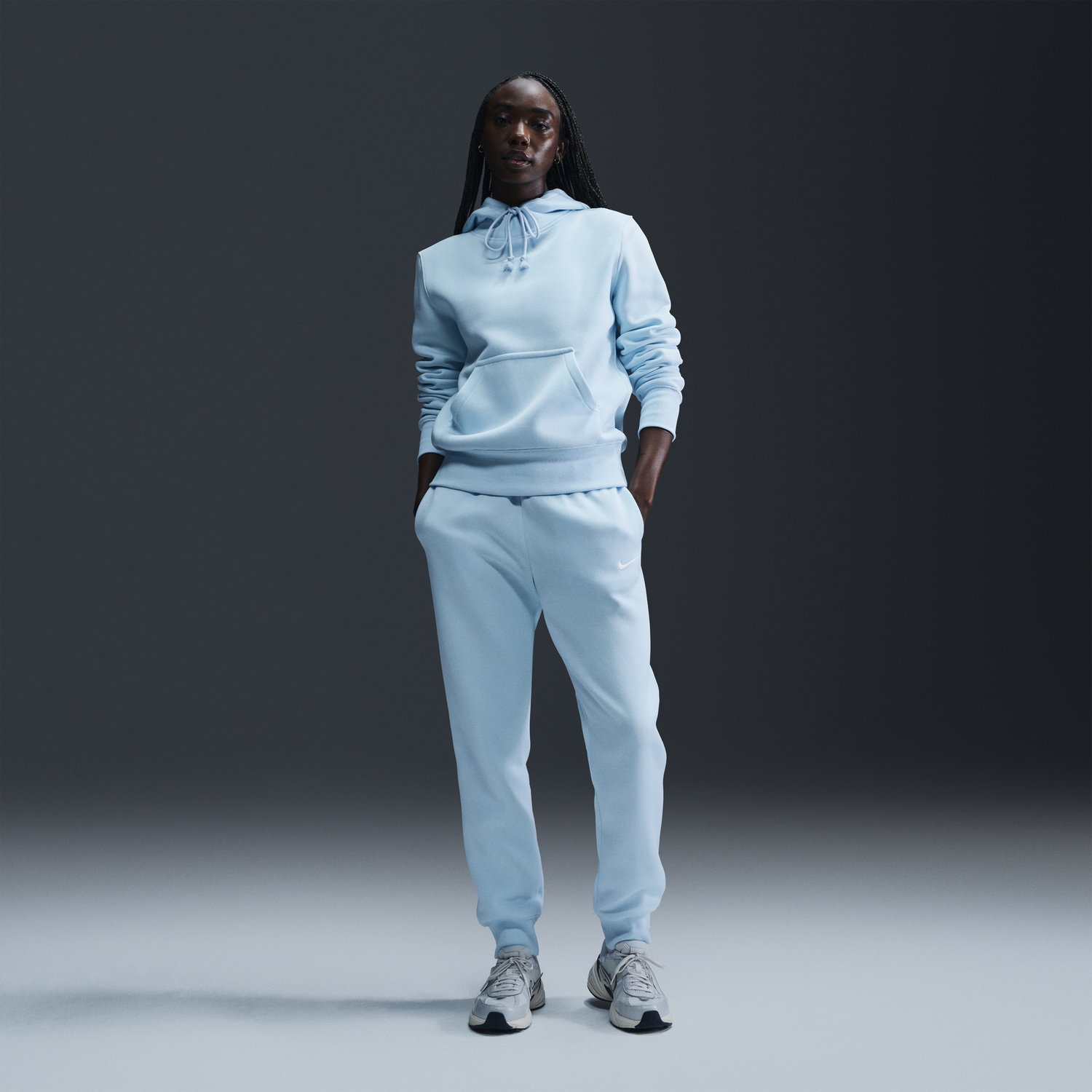 Tepláky Nike Sportswear Phoenix Fleece Modrá | FZ7626-474, 0