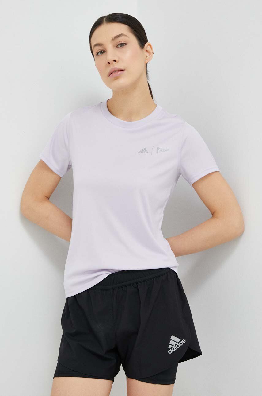 Tričko adidas Performance Parley x Running Biela | HR6986, 0