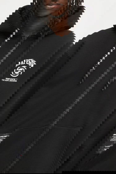 Mikina AAPE by A Bathing Ape AAPE Now Zip Up Hoodie Čierna | AAPSWMB332XXN, 3
