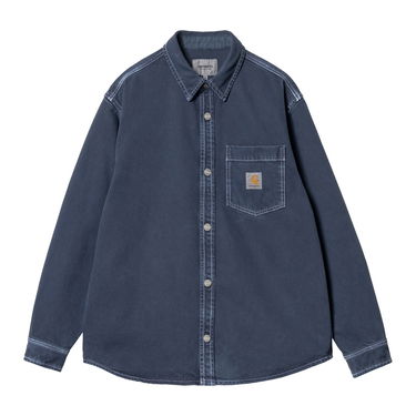 Košeľa Carhartt WIP Stone Dyed Shirt Jacket Modrá | I033750_8, 5