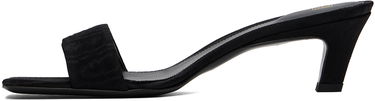 Starostlivosť o obuv TOTEME TOTEME 'The Mule' Heeled Sandals Čierna | 243-WAS0154-FB0232, 2