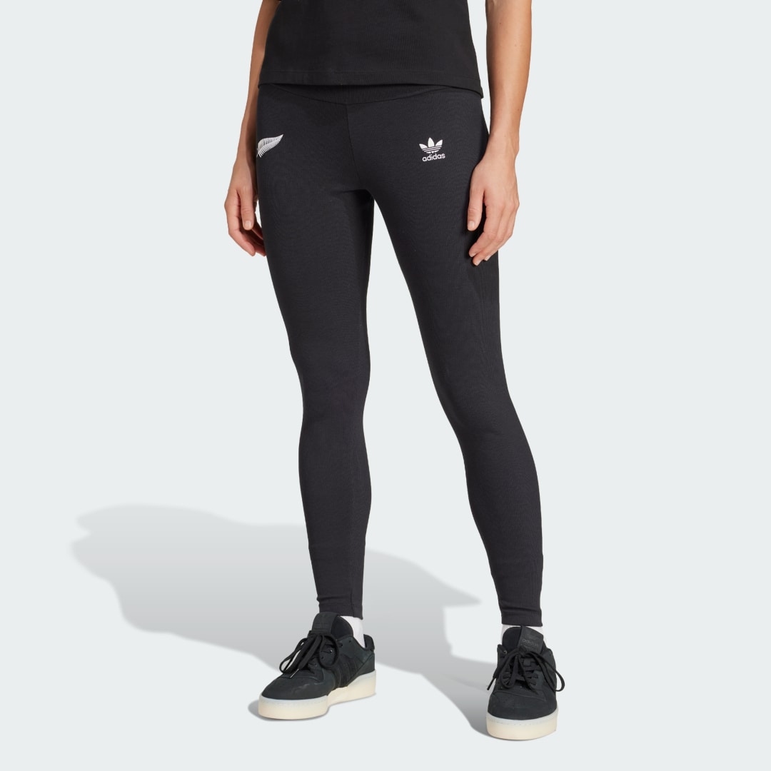 Legíny adidas Performance Black Ferns Essentials High-Waist Leggings Čierna | JD4068, 0