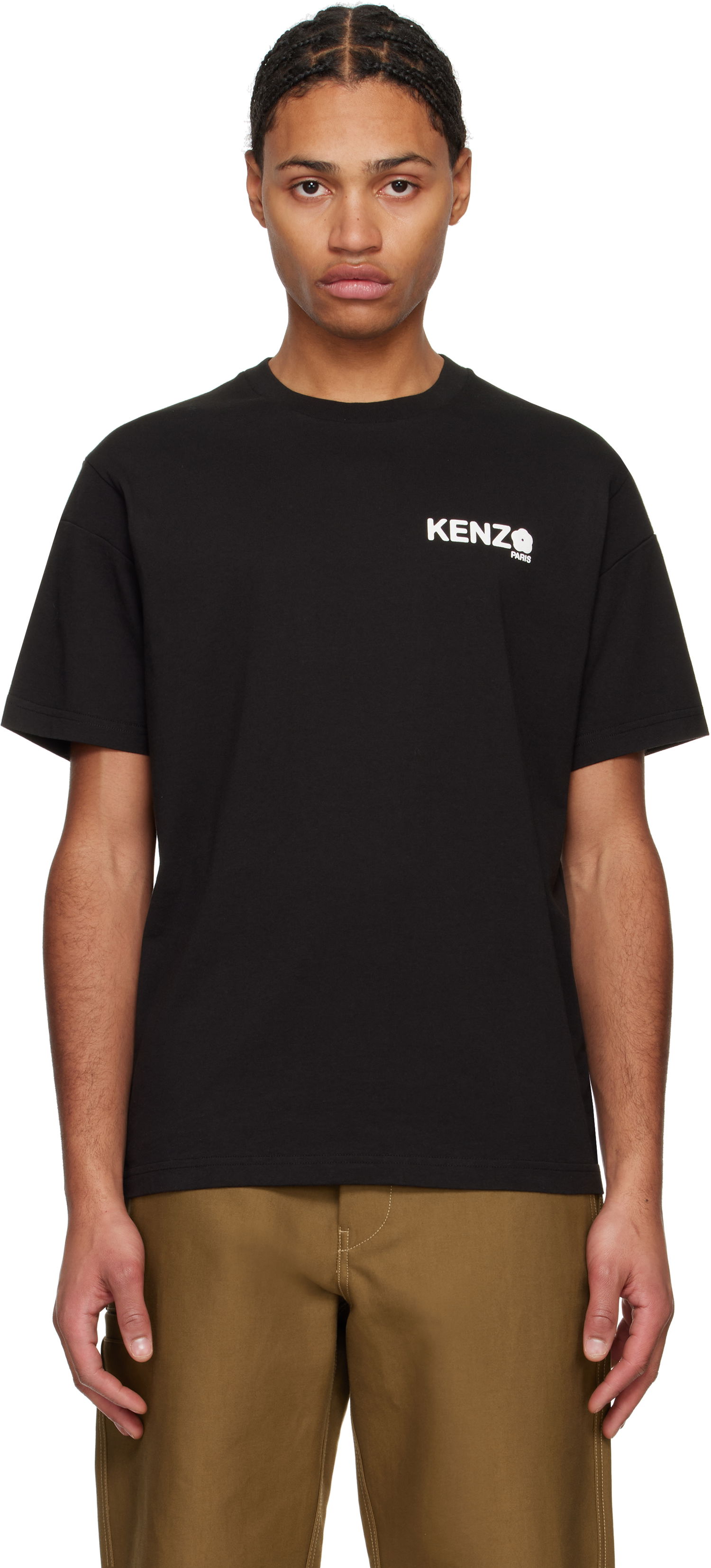 Tričko KENZO Black Flower 2.0 T-Shirt Čierna | FF55TS4894SG, 0