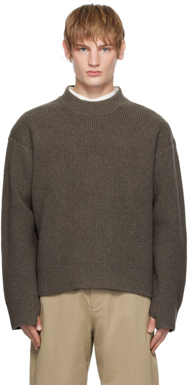 Sveter Studio Nicholson Studio Nicholson Voe Knit Sweater Hnedá | VOE SNM - 1292, 0