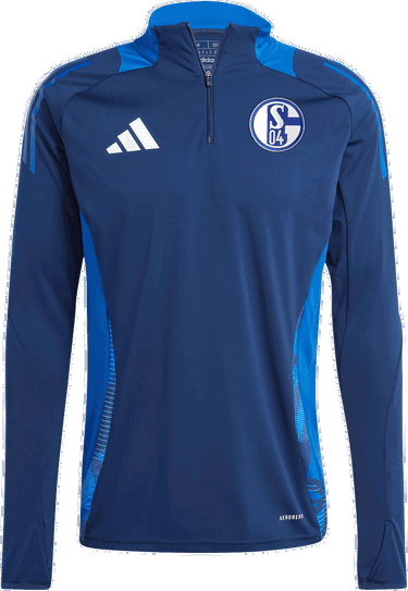 Dres adidas Originals FC Schalke 04 Quarter-Zip Long-Sleeved Training Jersey Modrá | 5s04is1640, 1