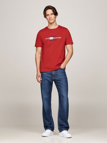 Tričko Tommy Hilfiger S/S T-Shirt Červená | MW0MW36455XNN, 4