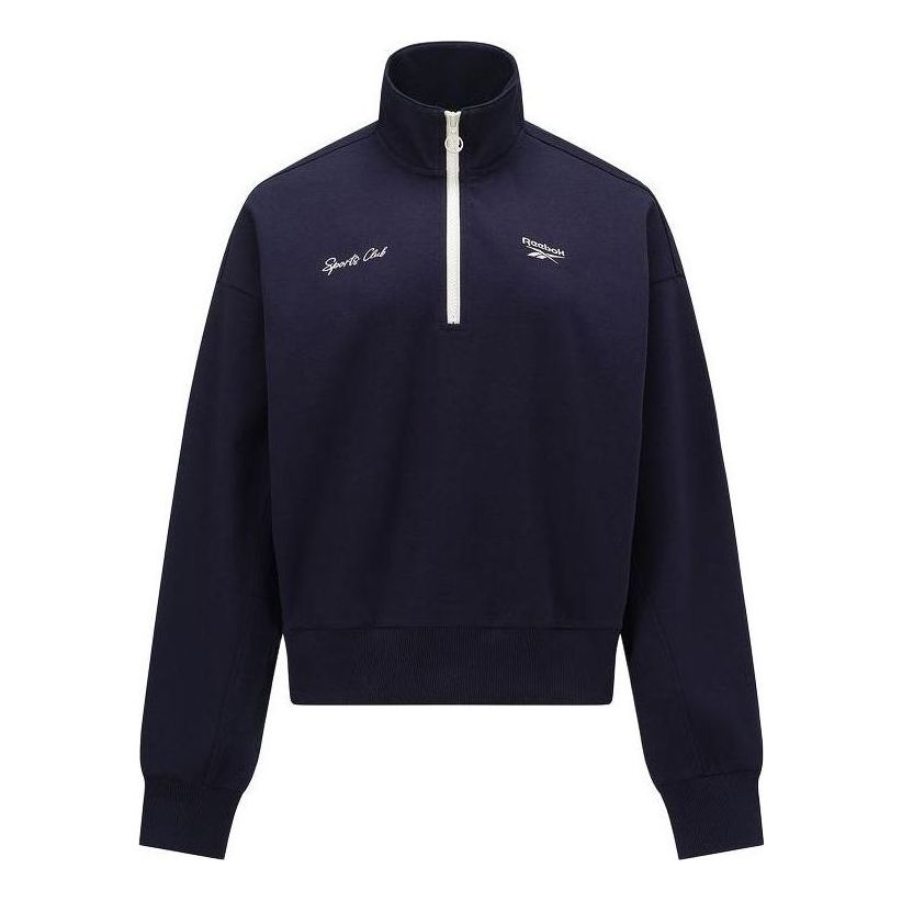 Mikina Reebok Sports Club Quarter-Zip Sweatshirt Navy | 24SRC304WGN2, 0