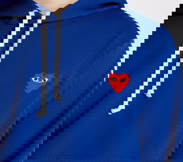 Mikina Comme des Garçons PLAY Hoodie Navy | AZT174 Navy, 2