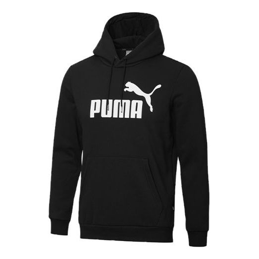 Mikina Puma ESS Logo Fleece Hoodie Čierna | 586917-01