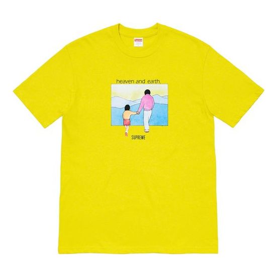Tričko Supreme Heaven and Earth Graphic Tee Žltá | SUP-FW19-196