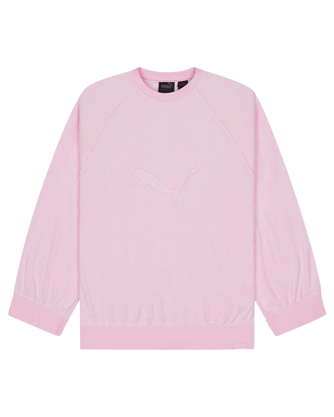 Mikina Puma Fenty by Rihanna WMNS Crewneck Pullover Sweatshirt Pink Ružová | 577275-003, 4