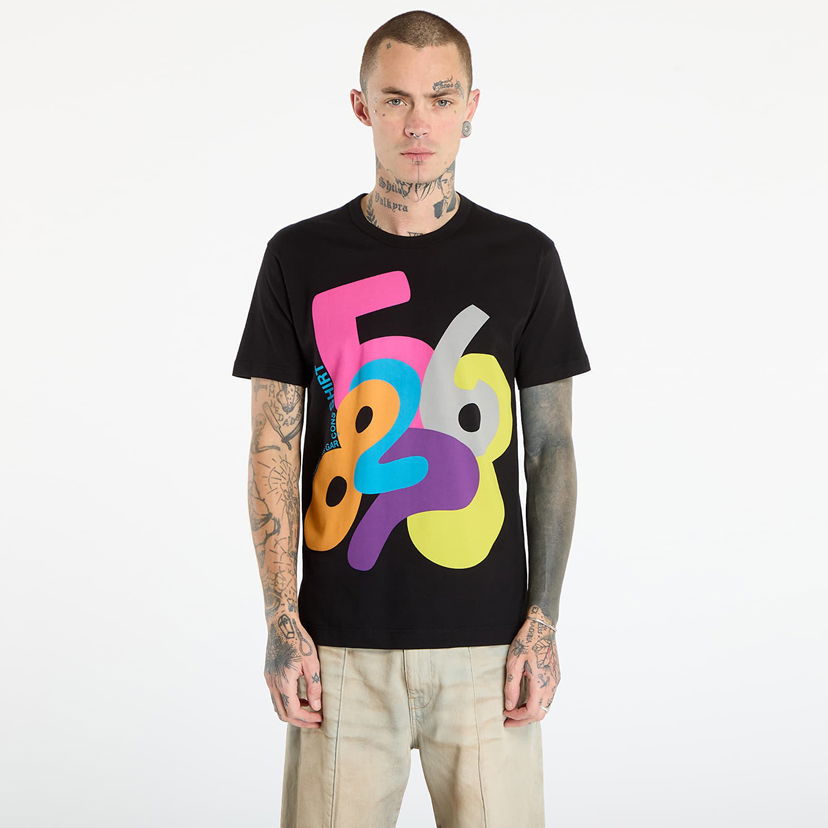 Tričko COMME des GARÇONS Comme des Garçons SHIRT T-Shirt With Graphic Print Rôznofarebný | FP-T001-W25 Black