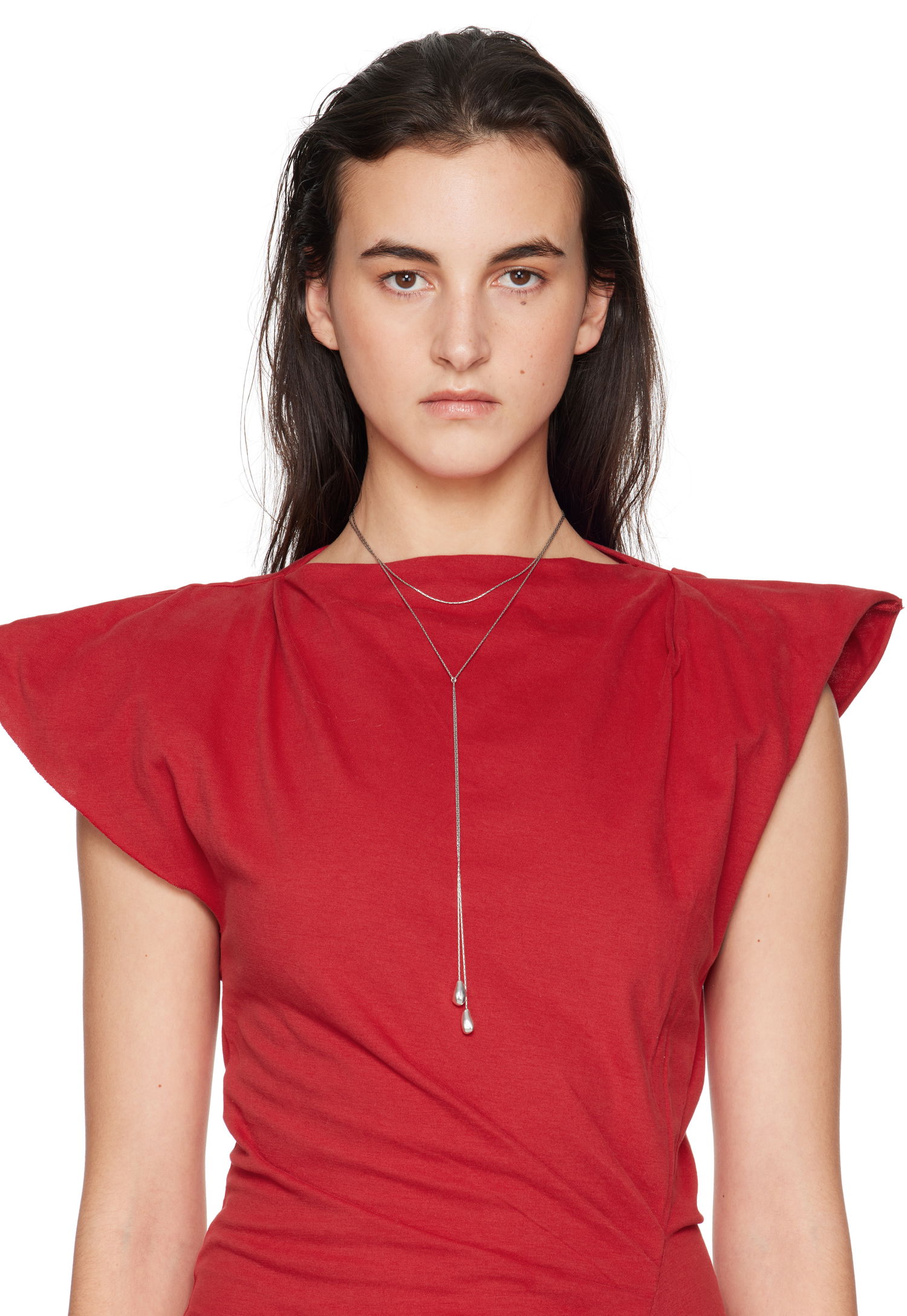 Náhrdelník ISABEL MARANT Isabel Marant Shiny Day Lariat Necklace Metalická | CO0098FA-B2B09B, 1