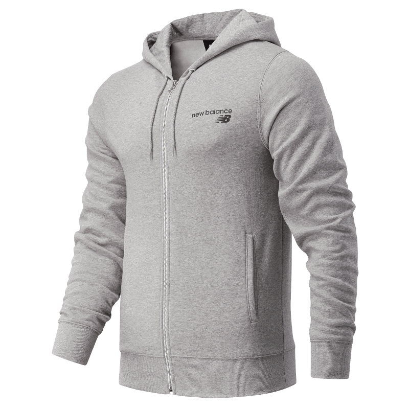 Mikina New Balance Hoodie Šedá | MJ03907AG, 0