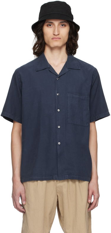 Košeľa Universal Works Universal Works Camp II Shirt Navy | 30269, 0