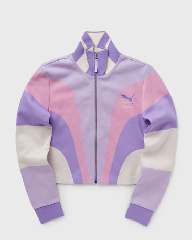 Mikina Puma KIDSUPER Cropped Knit Track Top XL Fialová | 626705-70, 3